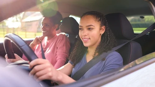 teen driving vehicle